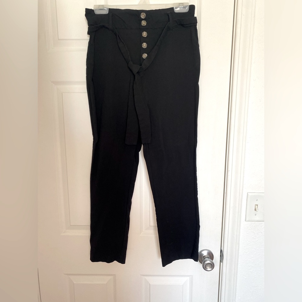 High waisted trousers